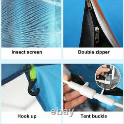 1-10 Man Instant Pop Up Tent Waterproof Outdoor Camping Hiking Festival Tent UK