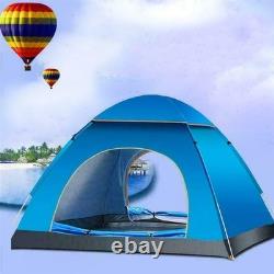 1-10 Man Instant Pop Up Tent Waterproof Outdoor Camping Hiking Festival Tent UK