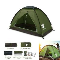 1-3 Person Man Large Family Camping Tent Backpacking Tent Outdoor Waterproof