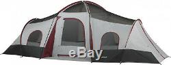 10 Person 3 Room Instant Cabin Tent Large Outdoor Camping Shelter 20 by 10 New
