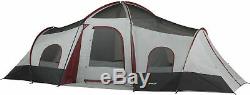 10 Person 3 Room Instant Cabin Tent Large Outdoor Camping Shelter Retreat 20x10