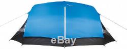 10-Person Blue/White Freestanding Tunnel Tent With Multi-Position Fly Hike Camping
