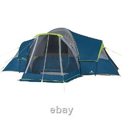 10 Person Cabin Tent Portable Instant Outdoor Camping Shelter Rainfly Family NEW