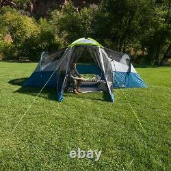 10 Person Cabin Tent Portable Instant Outdoor Camping Shelter Rainfly Family NEW