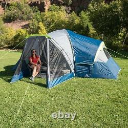 10 Person Cabin Tent Portable Instant Outdoor Camping Shelter Rainfly Family NEW