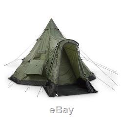 10 Person Deluxe Teepee Tent 14'x14' Waterproof Camping Outdoor, Extra Large