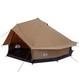 10 Person Family Camping Tent Waterproof Outdoor Shelter Brown Large Tent