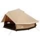 10 Person Family Camping Tent Waterproof Outdoor Shelter Cream Large Tent
