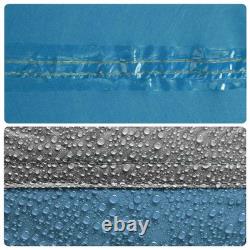 10 Person Family Tunnel Tent Waterproof Camping Shelter Blue Large Outdoor