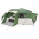 10 Person Family Tunnel Tent Waterproof Camping Shelter Green Large Outdoor
