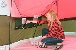 10-Person Large Family Camping Tent Ozark Trail Two Rooms with Divider Curtain