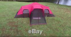 10 Person Large Tent Camping Outdoor Ozark Trail 3 Room Family Outing Waterproof