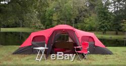 10 Person Large Tent Camping Outdoor Ozark Trail 3 Room Family Outing Waterproof