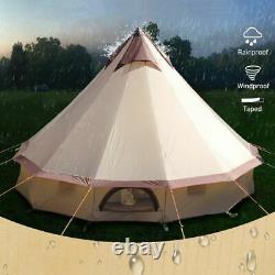 10 Person Yurt Large Tent Outdoor Waterproof Oxford Family Camping Wild Survival