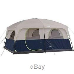 10-person Large Family Camping Tents Blue 2 Rooms Tienda de Campaña Carpa