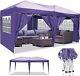 10x10'/20' Pop Up Gazebo Folding Party Tent For Garden Outdoor Waterproof Tent