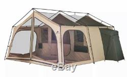 14 Person Camping Tent Ozark Trail 2 Room Cabin Outdoor Large Family Lodge NEW