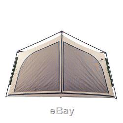 14-Person Spring Lodge Cabin Camping Tent With Storage Pockets Outdoor Camping