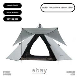 150D Oxford Double Layer A-shaped Tent Lightweight 4 Season Camping Tent PU2000m