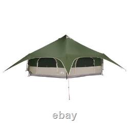 18 Person Family Camping Tent Waterproof Outdoor Shelter Green Large Tent
