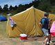 1970s Western Field Montgomery Ward Cabin Tent 9x12 Ft. Canvas/nylon Large