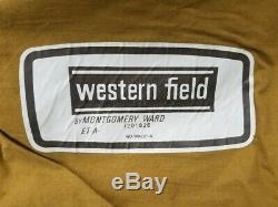 1970s WESTERN FIELD MONTGOMERY WARD CABIN TENT 9x12 ft. CANVAS/NYLON LARGE