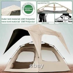 2-3 Man Pop Up Camping Tent Waterproof 4 Season Hiking Backpacking Shelter