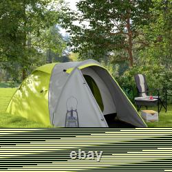 2-3 Man Resistant Dome Tent Festival Outdoor Camping Rain Fly Waterproof Weather