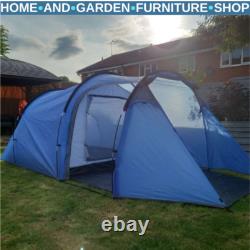 2-3 Man Tunnel Camping Tent with Vestibule Porch Rainfly Air Vents with Carry Bag