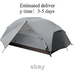 2-3 Person Camping Tent, Waterproof, Lightweight, Easy Setup, Hiking & Backpacking