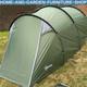 2-3 Person Tunnel Camping Tent, Groundsheet Rainfly Air Vents Waterproof Shelter