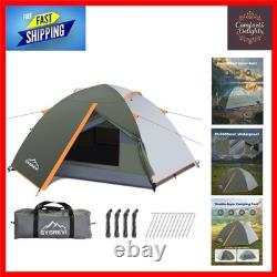 2-3 Person Waterproof Camping Tent with Easy Setup & Double Layer Durability
