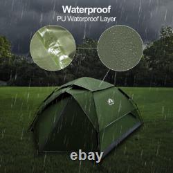 2-4 Man Camping Tent Waterproof Instant Automatic Easy Set Up Dome Holiday Tent