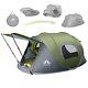 2-4 Person Pop Up Camping Tent Waterproof Automatic Setup Instant Family Tent Uk