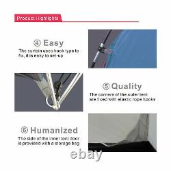 2-6 People Large Waterproof Automatic Portable Outdoor PopUp Tent Camping Hiking