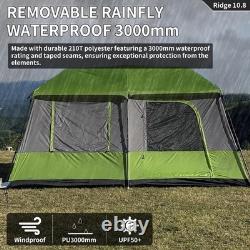 2-8 Person Instant Cabin waterproof Tents, Large Family Camping Outdoor Hiking