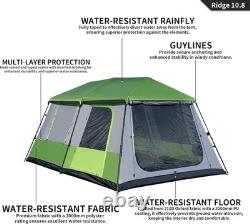 2-8 Person Instant Cabin waterproof Tents, Large Family Camping Outdoor Hiking