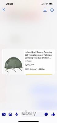 2 Man Camping Tent Waterproof 2 Person Backpacking Tent Double Layer