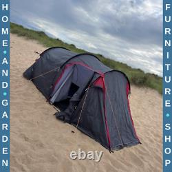 2 to 3 Person Dome Camping Tent with Screened Porch Waterproof Family Shelter