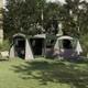 20 Person Camping Tent Family Large Waterproof Shelter Grey Orange Outdoor