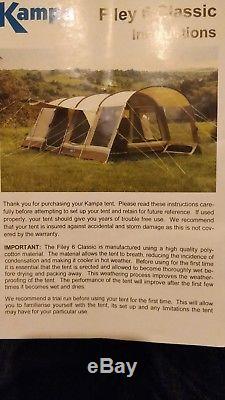 2013 Filey 6 Classic tent Large family tent