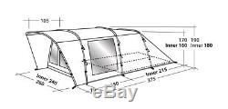 (2018) EASY CAMP PALMDALE 400 4 PERSON FAMILY LARGE TUNNEL TENT 120271 camping