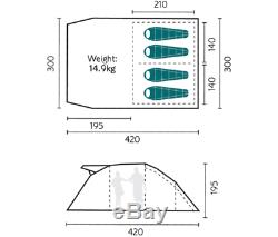 2018 Royal Portland Air 4 Berth Camping Tent