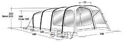 2019 OUTWELL BROADLANDS 6A INFLATABLE AIR TENT 6 BERTH family large 110894