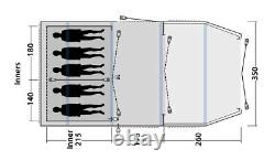 2020 Outwell Stone Lake 5ATC 5 Berth Polycotton Air Tent