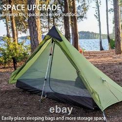 2021 New Version 230cm 3F UL GEAR Lanshan 1 Ultralight Camping 3 Season 15D Tent