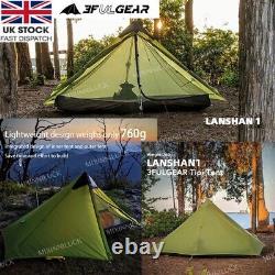 2021 New Version 3F UL GEAR Lanshan 1 Ultralight Camping 3 Season 15D Silnylon
