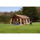 20x10' New Camping Brown Instant Family Cabin 2 Room Large Sealed 10 Person Tent