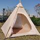 2m Oxford 2 Persons Pyramid Tent Adult Indian Tipi Tent For Outdoor Camping