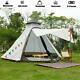 3-4 Man Camping Tent Yurt Waterproof Outdoor Hiking Picnic Withanti Mosquito N